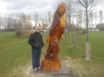 Sasquatch carving